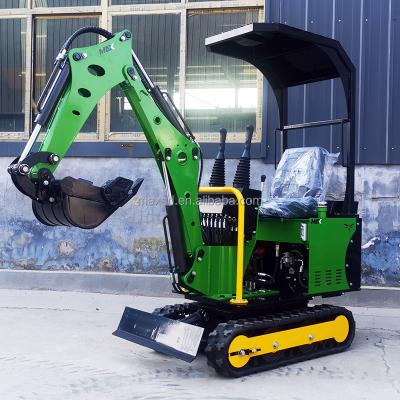 China Farms Crawler Excavator Mini Bagger 0.8 1 Booms Kompakter Raupenbagger Kettenbagger 1.2 Ton Arm Small Digger With Swing 800 1000 Kg for sale