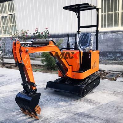 China Farms China 1 Ton Mini Digger Machine Small Tracked Excavator For Sale for sale