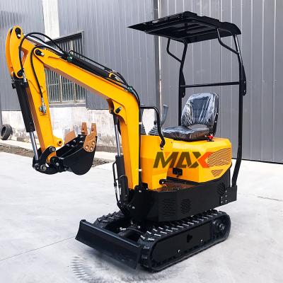 China Micro Farms Excavator 1 Ton 1.2 Ton Crawler Mini Earth Digging Machine For Sale for sale