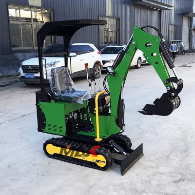 China Chinese Mini Farms Excavator 0.8 Ton Small Crawler Land Digger Machines For Sale for sale