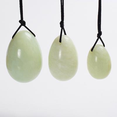 China WHOLESALE XIUYAN JADE YONI EGG FACTORY AND MANUFACTURER Fresh Natura Xiuyan Jade Yoni Eggs Crystal Egg for Women Health Care for sale