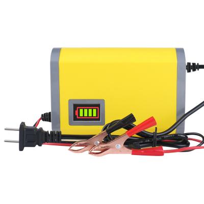 China UniversalÂ   Universal 12V Motorcycle Battery Charger Lead Acid Battery Charger Intelligent Repair Connection Anti-Reverse Charger for sale