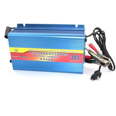 China Lead Acid Battery 12V20-400AH Factory Outlet Power 30 Amp Battery Charger For Forklift for sale