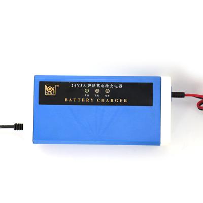 China 24V5A Motorcycle/Scooter Battery Charger Playground Bumper Car Electric Car Battery Pack for sale