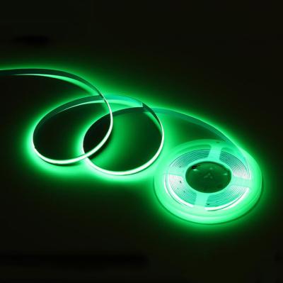 China DC Waterproof IP65 12V 24V 8MM 2700K Daul Color RGB Cob LED Light 320LEDS Cabinet OEM Green Flexible Strip for sale