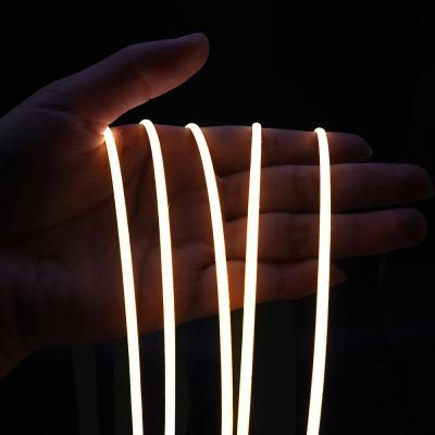 China 2021 New Flexible Led Strip PCB DC12V 3000K 2.7mm 3mm COB 480leds/linear m COB Flexible Warm White Slim 4mm Led Strip Light for sale