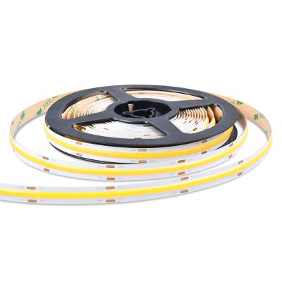 China High Density Warm White Flexible Cabinet LED Strip Light DC12V 24V 480leds 8mm COB IP20 LED Strip for sale