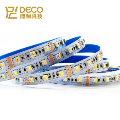 China Residential Flexible RGB+CCT LED Strip RGBWW 12v 24v smd 5050 RGBW RGBWW led strip 4 colors in 1 / 5 colors in 1 for sale