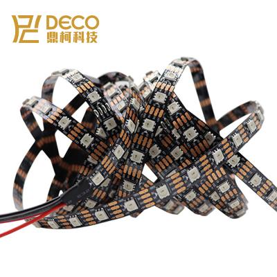 China Residential Addressable DC5V SMD5050 WS2813 WS2813B RGB Full Color Digital Light Strip Led 60pixels/meter for sale