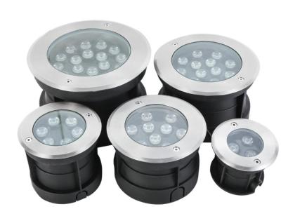 China AC220V/DC24V New Round 3~36W LED LANDSCAPE Lights IP67 Garden Inground Outdoor Landscape LED Underground Light Fixture for sale