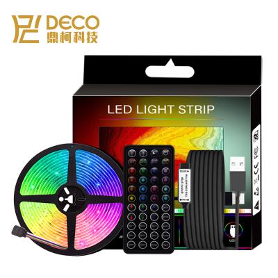 China 1M 2M 3M 4M 5M SMD DC5V LED 24/44 LED 24/44 Head Remote Strip Light kit for sale