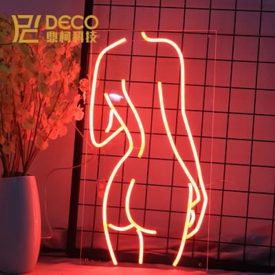 China Custom Bar Shop KTV Dropshipping LED Neon Lamp Letters Neon Sign Led Neon Sign Woman Girl Sign Light for sale