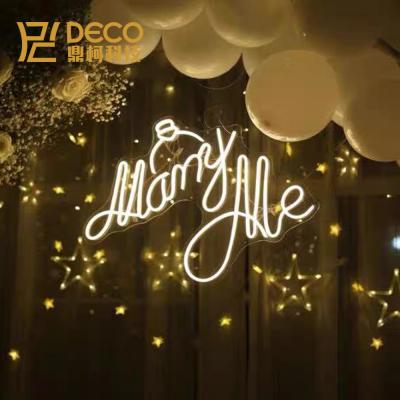 China Bar/Store/Shop/Supermarket/Proposal/Party DECO Drop Shipping LED Neon Signs Custom Neon Signs Acrylic Logo Letter Sign Lights For Wedding Party Bedroom for sale