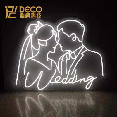 China Creative Bar/Shop/Store/Supermarket/Proposal/Party Customs Lead Neon Cable Sign Signage Led Cable Bar Decor 12v Neon Signs For Wedding Party Cartoon Night Club for sale