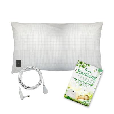 China Disposable Grounding Pillow Case For Grounding, Conductive Grounding Pillow Cover With Tape For Reduce Pain And Improve Sleep for sale