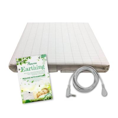 China Disposable Earthing Sheet with 15ft Rope Radiation Safety Conductive Earth Covers Mat for Better Sleep for sale