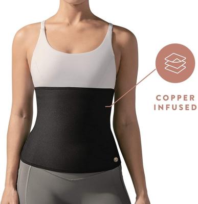 China Sports Copper Waist Belt For Women - Anti Bacterial Workout Compression Belt for sale