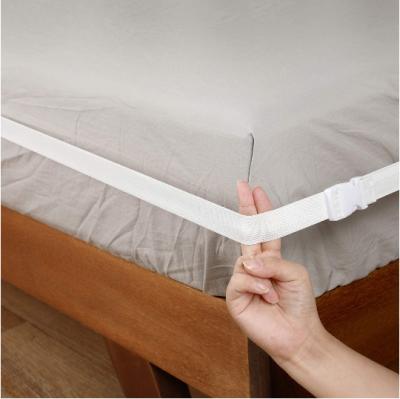 China Folded Sheet Holder Band and Adjustable Bed Strap Sheet Keepers Ties Large 360 ​​Degree for sale