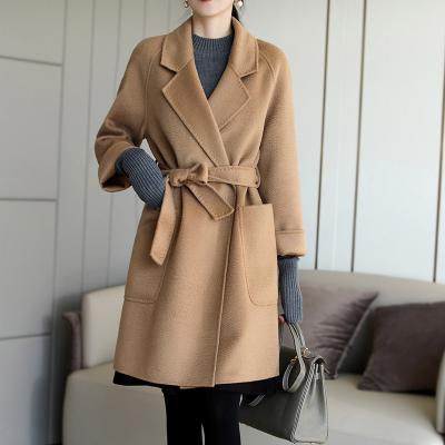 China Breathable In 2022 New Winter Selling Cashmere Warm Handmade Popular Coat Design Solid Color Jacket Spot 100% High Quality Stock for sale