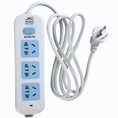 China DEZHI 4 Way Residential/Multipurpose Wholesale High Quality Cheap Electric Socket 2500W 10A Power Outle Socket Switches for sale