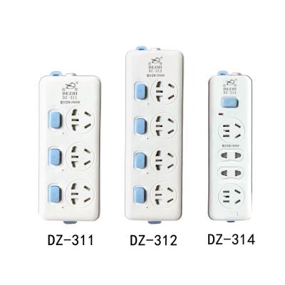 China New Residential / Multi-Purpose Listing Independent Power Outlet Multi Strip Electrical Outlet Switch Extension for sale