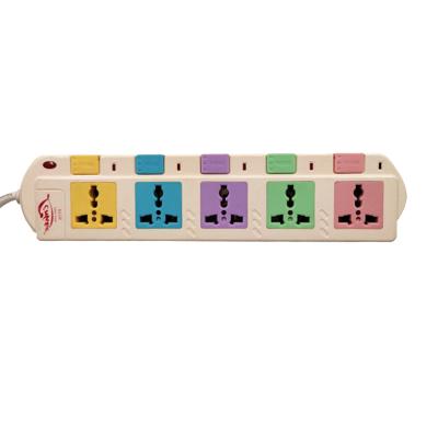 China DZZHI Commercial Way 3 Pin Plug Socket 5 5 Outlet Eu Power UK Band Extension Board Electrical Switches And Sockets for sale