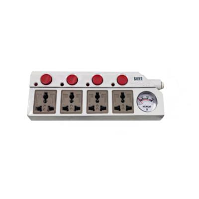 China 4 Gang Universal Power Laos Extension Cord Switch 2500W 10A Eu Socket Outlet Commercial Top Selling Multi Tabletop Electrical Socket for sale