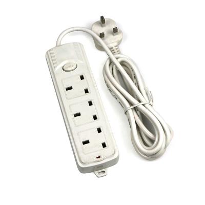 China 2020 Hot Sale Commercial UK Standard Socket Outlet Power Strip Socket With Switch Panel for sale