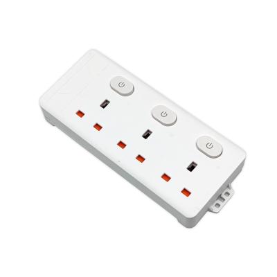 China Residential / Multi-Purpose English 3 Pin Socket Surge Protector High Quality Standard Grounding Outlet Outlet Socket For Table for sale