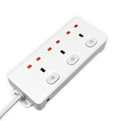 China OEM electrical outlet /power surge protection child panel outlet /extension residential/general purpose cable socket with 13amp plugs for sale