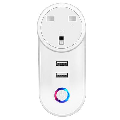 China Tuya Residential / Multi-Purpose British Amazon UK Smart Home Products Power Socket WiFi USB Socket for sale