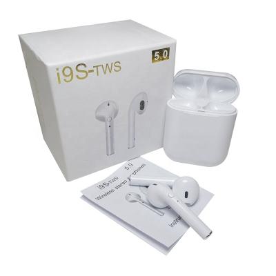 China new arrival i9s i9s twin headphones tws headphones i9s mini i7s wireless headphones In-ear Earbuds with charging box for sale