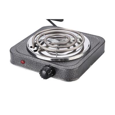 China 1000W High Quality Adjustable Temperature Steel Electric Hot Plates For Cooking for sale