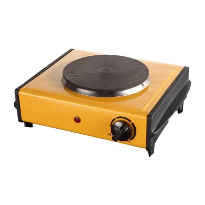 China Home Hotel Kitchen Appliances Yellow Cooking Electric Hot Plate For Lab for sale