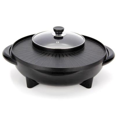 China Morden Household 3-5 People Pot Non-Stick Shabu-shabu BBQ Grill for sale