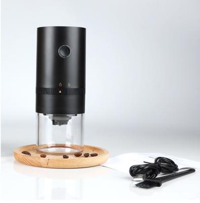 China 2021 new design high quality popular home office easy use mini portable semi automatic coffee bean grinder for sale