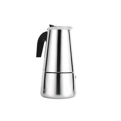 China 2021 Hot Selling Italian Coffee Maker Espresso Mocha Pot Portable Induction Coffee Mocha Pot With Bag for sale