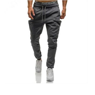 China Breathable Casual Gym Clothes Jogger Zipper Pocket Track Sweatpants Pants Mens Trousers for sale