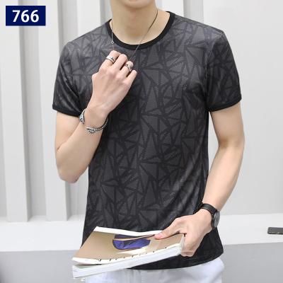 China Size M-9XL Summer Fashion Plus Breathable Short Sleeve Slim Fit Crew Around Neck Mens T-shirts for sale