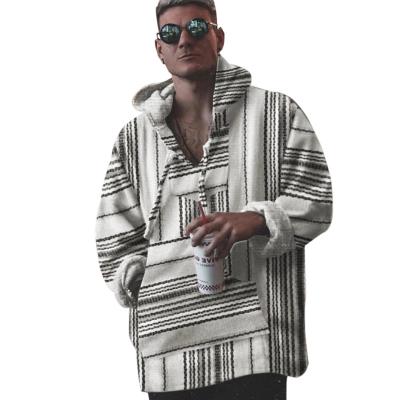 China Custom Plus Size Stripe Hoodie Clothes Mens Hoodies Sweatshirt With Pocket for sale