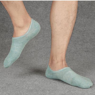 China Wholesale Men Breathable Low Cut Socks Men Anti Slip Breathable Casual Black Sock White No Show Socks for sale