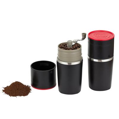 China Household Removable Reusable Easy Clean Manual Coffee Grinder With Bonus Portable Coffee Brewer for sale