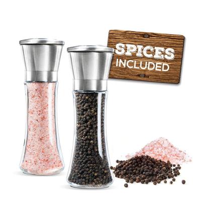 China Sustainable Stainless Manual Salt and Pepper Grinders for sale