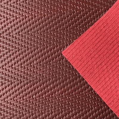 China Waterproof 1.7mm Thickness Custom Embroidery Quilted PVC Faux Fabric Leather Upholstery Recycled Synthetic Leather for sale