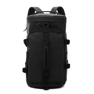 China Waterproof Multi Function Travel Duffel Bag Sports Backpack 2 In 1 Men And Women With Shoe Compartment for sale