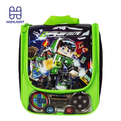 China Customized Logo Cartoon Insulated Reusable Lunch Bags For Kids Coolers Backpack For School Children for sale