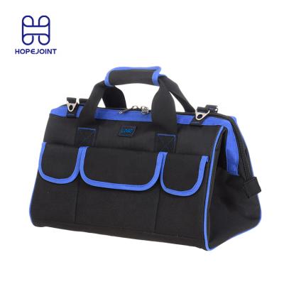 China Tools Storage Electrician Tool Bag Toolkit Durable Wide Mouth Garden Tool Bag for sale