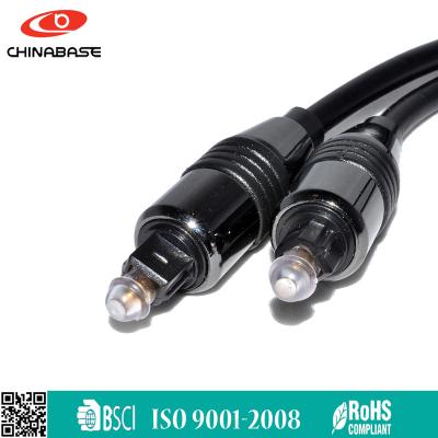 China Multimedia Digital Quartz Toslink Audio Glass Fiber Optic Cable for sale