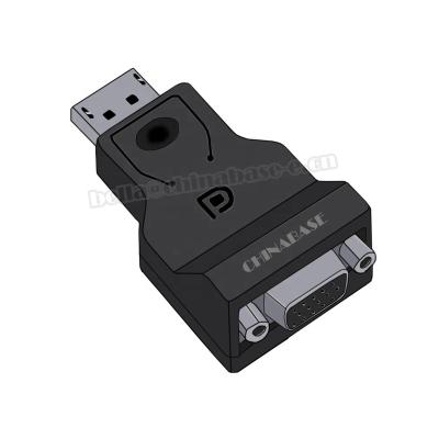 China COMPUTER DP to VGA Adapter 1080P 20 PIN Displayport Male Female Converter to 15 Pin VGA Adapter for Video Transmission for sale