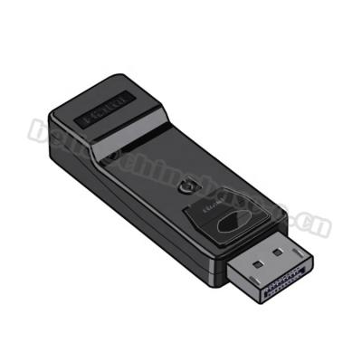 China COMPUTER Displayport to HDMI Adapter 4K 3D DP to HDMI Converter Male to Female 1.4V Black for sale